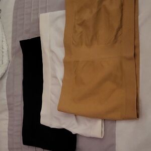 Set of 3 Strapless Bras, Girls size small